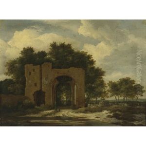 A Ruined Castle Gateway (the Archway Of Huis Ter Kleef ?)