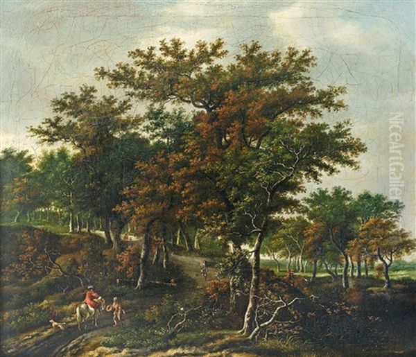 Waldlandschaft Mit Figurenstaffage - view 1