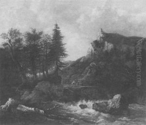 A Scandinavian Landscape by Jacob Van Ruisdael