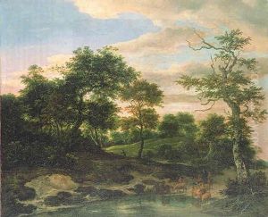 Le Petit Abreuvoir by Jacob Van Ruisdael