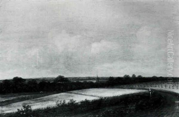Les Moissons Dans La Campagne Hollandaise - view 1