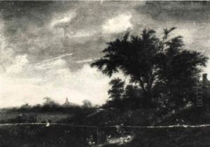 Bewaldete Dunenlandschaft by Jacob Van Ruisdael