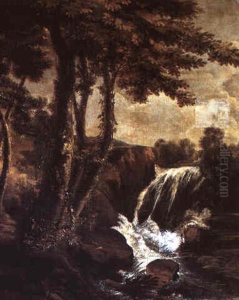 Paesaggio Silvestre Con Torrente - view 1