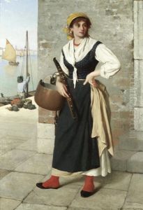 A Young Fishwife A Young Fishwife