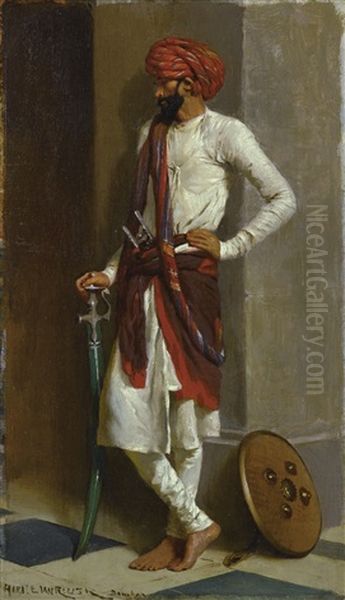 A Kattiwar Sentry - view 1