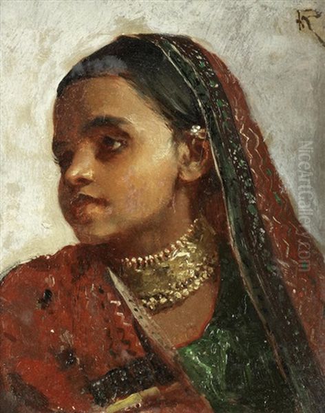 Portrait Of An Indian Girl - view 1