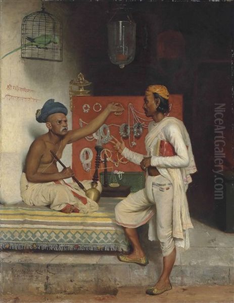 A Street Seller In Bombay - view 1