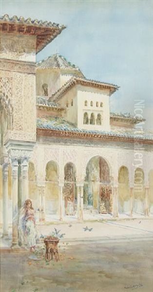 A Spanish Street Scene - view 1