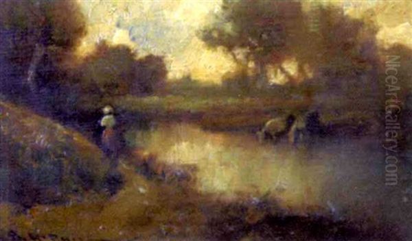 Barbizon Style Landscape - view 1