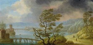 Flusslandschaft Im Herbst (+ Flusslandschaft Im Winter; 2 Works) by Juan Salvador Ruiz