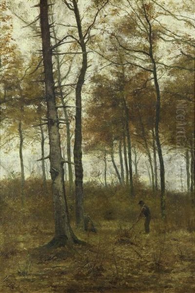 Autumn Landscape With Figure - view 1