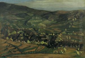 Blick Auf Das Kaiserstuhler Winzerdorf Achkarren