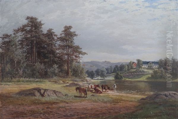 Landskap Med Kuer - view 1