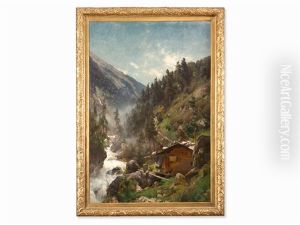 Floitental In Tirol by Joseph Rummelspacher