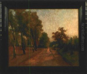 Am Bahndamm Bei Zehlendorf - Baumbestandener Weg