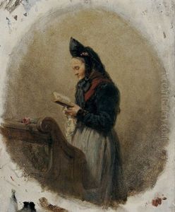 Betende Bauerin In Tracht Betende Bauerin In Tracht