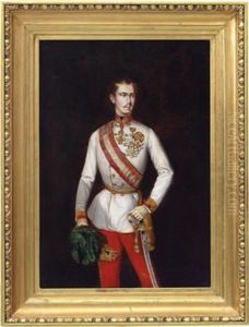 Emperor Francis Joseph I And Empress Elisabeth by Franz Rumpler