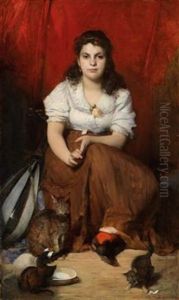 The Mother Cat by Franz Rumpler