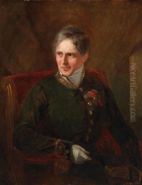 Portrait Of An Austrian Government Official With The Order Of St. Leopold - view 1