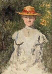 Madchen Im Park by Franz Rumpler