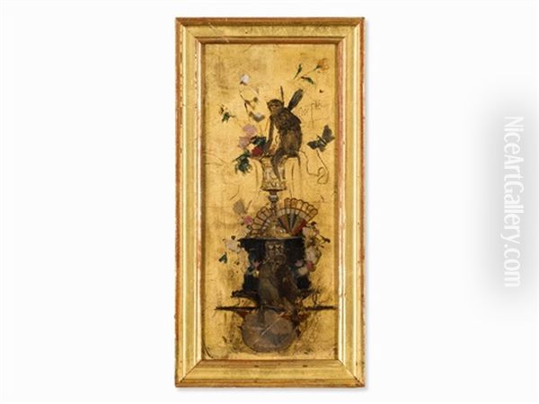 Monkeys On Gold Ground - view 1