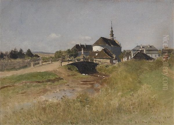 Blick Auf Die Klosterkirche In Tachov (?)/tachau - view 1