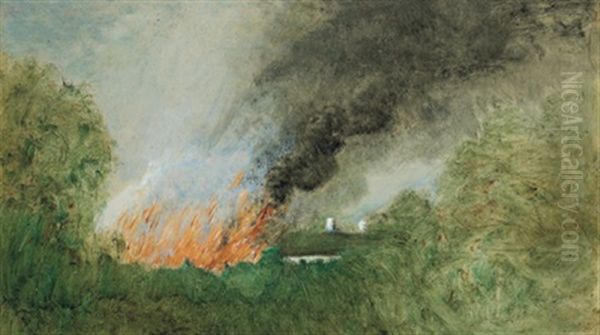 Schadenfeuer (study For Ringen Des Menschen) - view 1