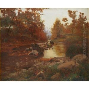 Forest Interior, Autumn by Mikhail Rundaltsov