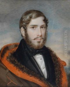 Bildnis Des August Thyssen Bornemisza In Einem Reisemantel