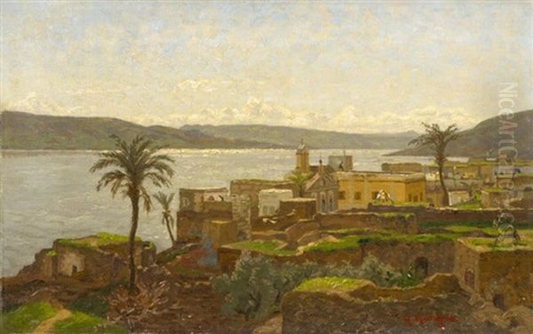 See Genezareth, Tiberias Mit Dem Lateinischen Kloster - view 1