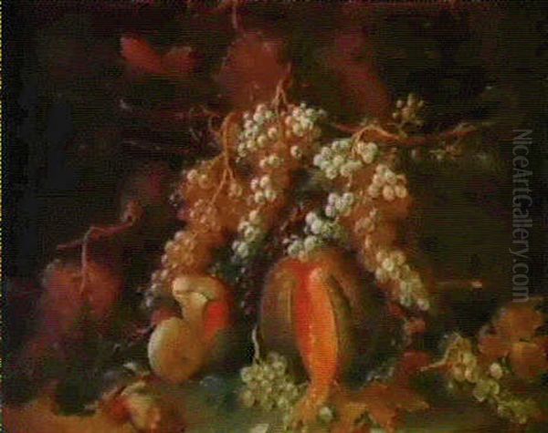 Grapes, Watermelon, Pears And Funghi - view 1