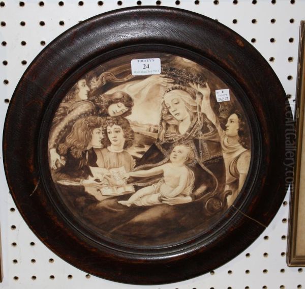 Tondo Study Of The Crowning Of The Virgin - view 1