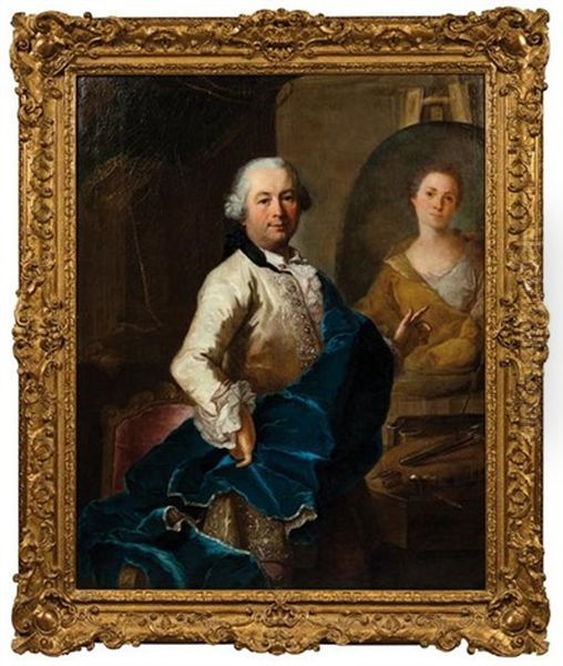Autoportrait Avec Le Portrait De Son Epouse - view 1
