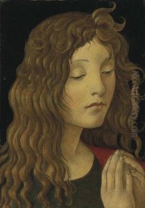 Filipepi, Called Sandro Botticelli Saint John The Baptist - A Fragment by Sandro Botticelli
