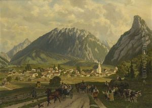 Blick Auf Oberammergau by Otto von Ruppert