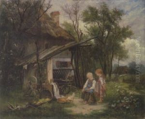 Sommeridylle Am Bauernhof by Otto Ruprecht