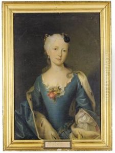 Portrait Of Princess Sophie Antonie, Daughter Of Duke Ferdinand Albrecht Ii, Wife Of Duke Ernst Friedrich Of Saxe-coburg Sartfeld Portrait Of Princess Sophie Antonie, Daughter Of Duke Ferdinand Albrecht Ii, Wife Of Duke Ernst Friedrich Of Saxe-coburg Sartfeld