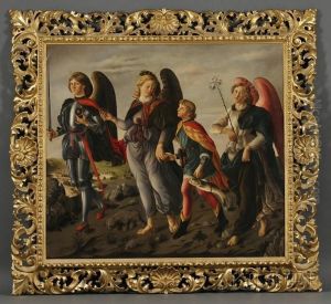 The Three Archangels With Tobias by Francesco Botticini