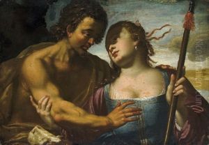 Venus Und Adonis by Francesco Ruschi