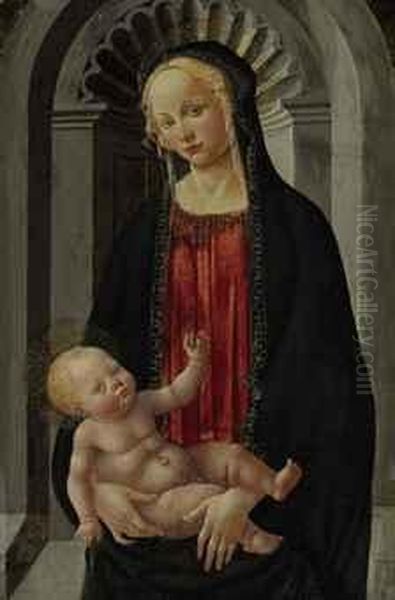 The Madonna And Child Enthroned In A Niche - view 1
