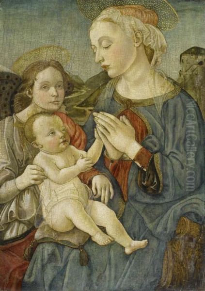 Madonna And Child With The Infant Saint Johnthe Baptist - view 1