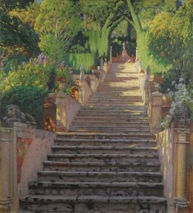 Pedres Velles, Raixa (iv) (the Old Stairs, Raixa) by Santiago Rusinol i Prats