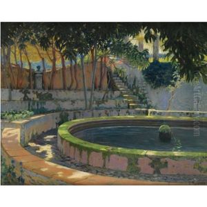 Jardin De Las Elegias, Son Moragues, Valldemosa (garden Of The Elegies, Son Moragues, Valldemosa) by Santiago Rusinol i Prats