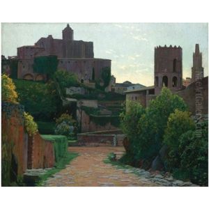Vista De Girona, Ii (view Of Girona, Ii) by Santiago Rusinol i Prats