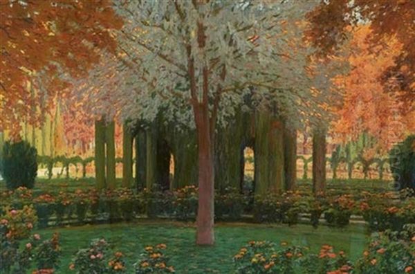 Glorieta De Cipreses Del Jardin Del Principe, Aranjuez - The Gardens At Aranjuez - view 1