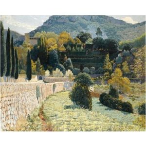 Jardi De Muntanya, Sa Coma, Iv (terraced Gardens, Sa Como) by Santiago Rusinol i Prats