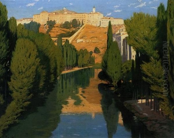 Una Vista Del Rio Jucar, Cuenca (view Along The River Jucar, Cuenca) - view 1