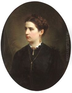 Damenportrait by Franz Russ the Elder
