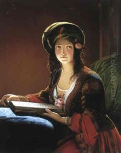 A Young Woman Reading