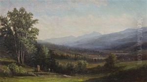 View Of The Artist Painting...hudson River Valleys View Of The Artist Painting...hudson River Valleys